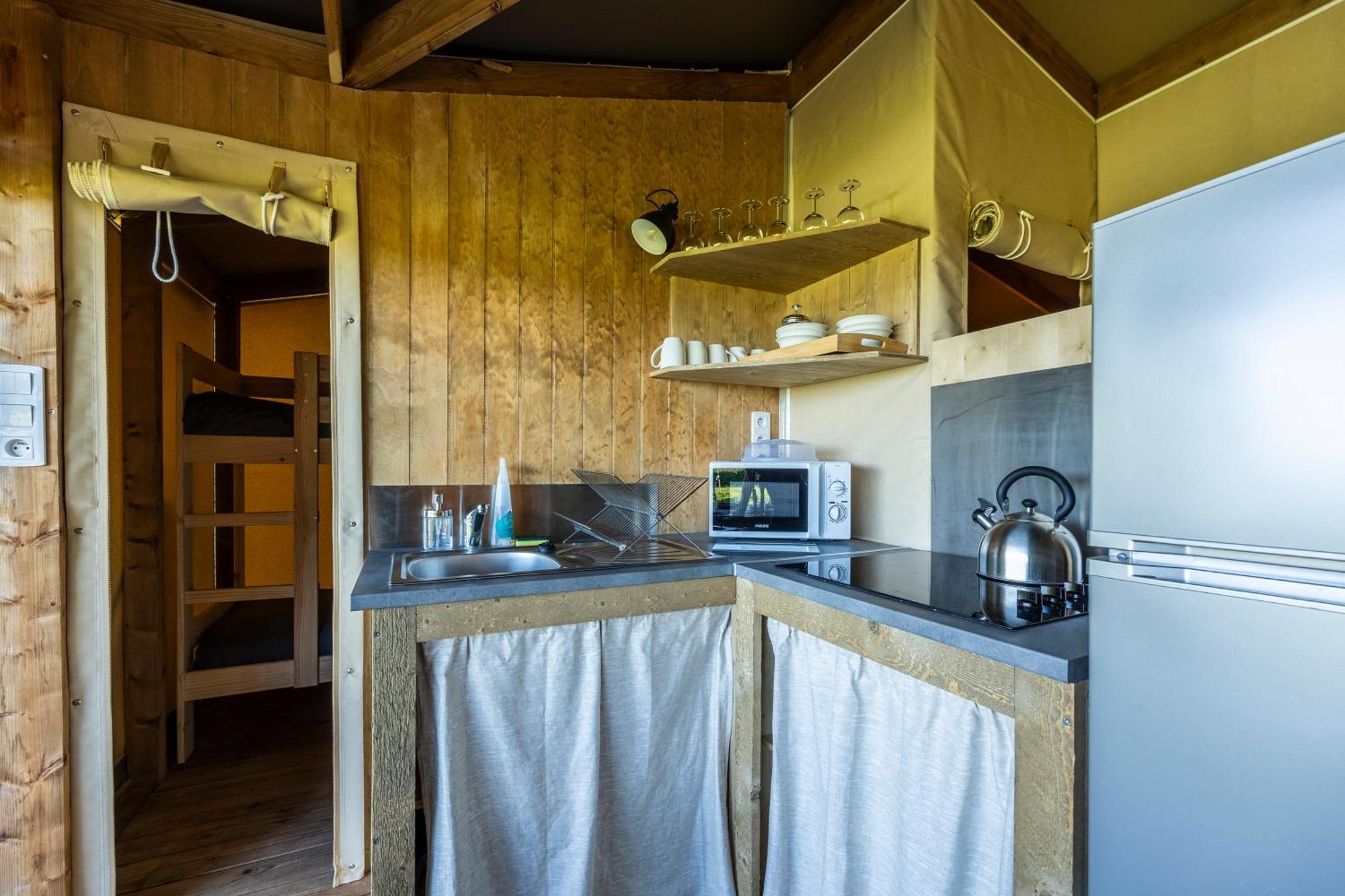 Camping Domaine Saane Et Mer Quiberville Стая снимка