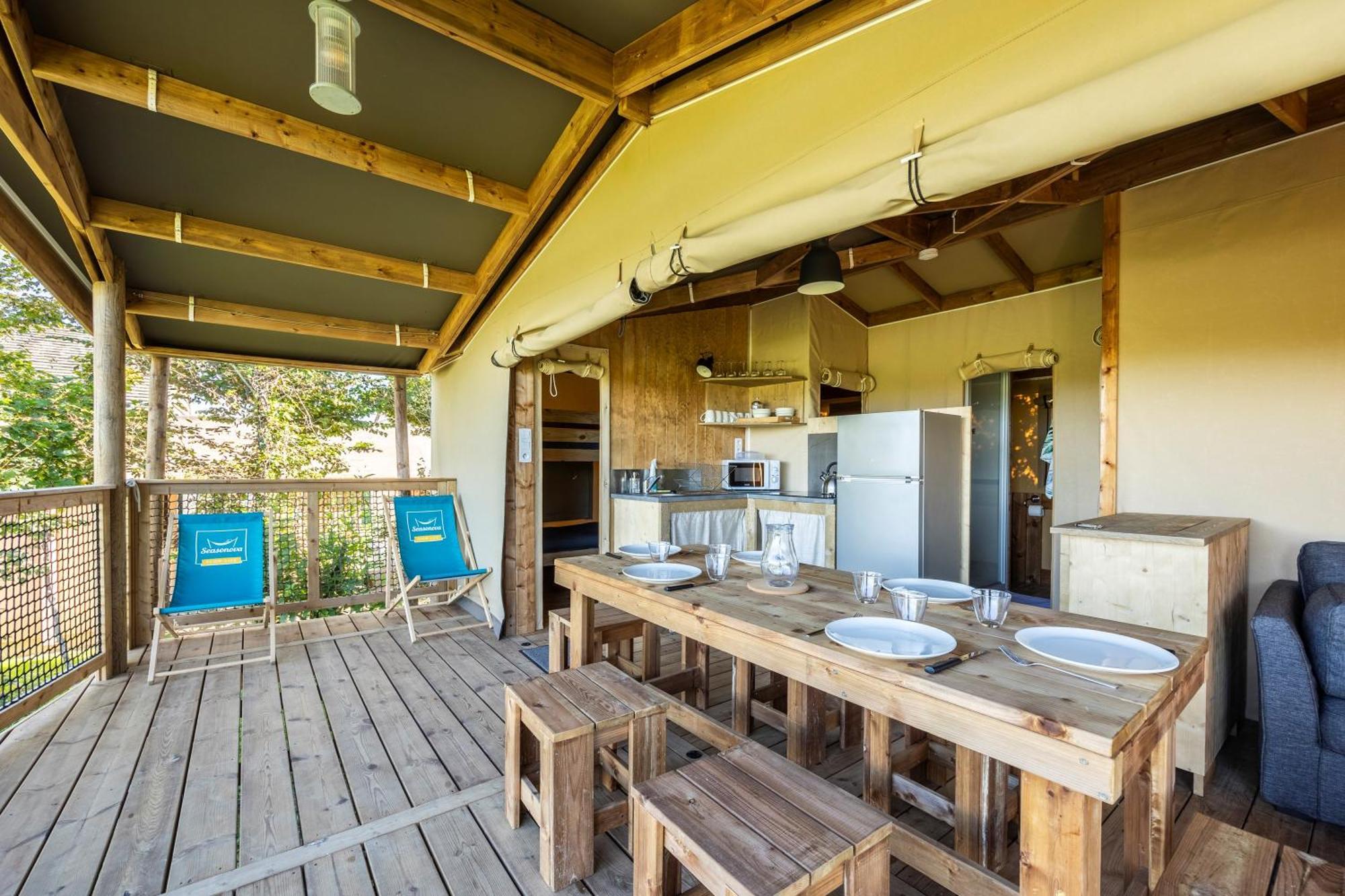Camping Domaine Saane Et Mer Quiberville Стая снимка