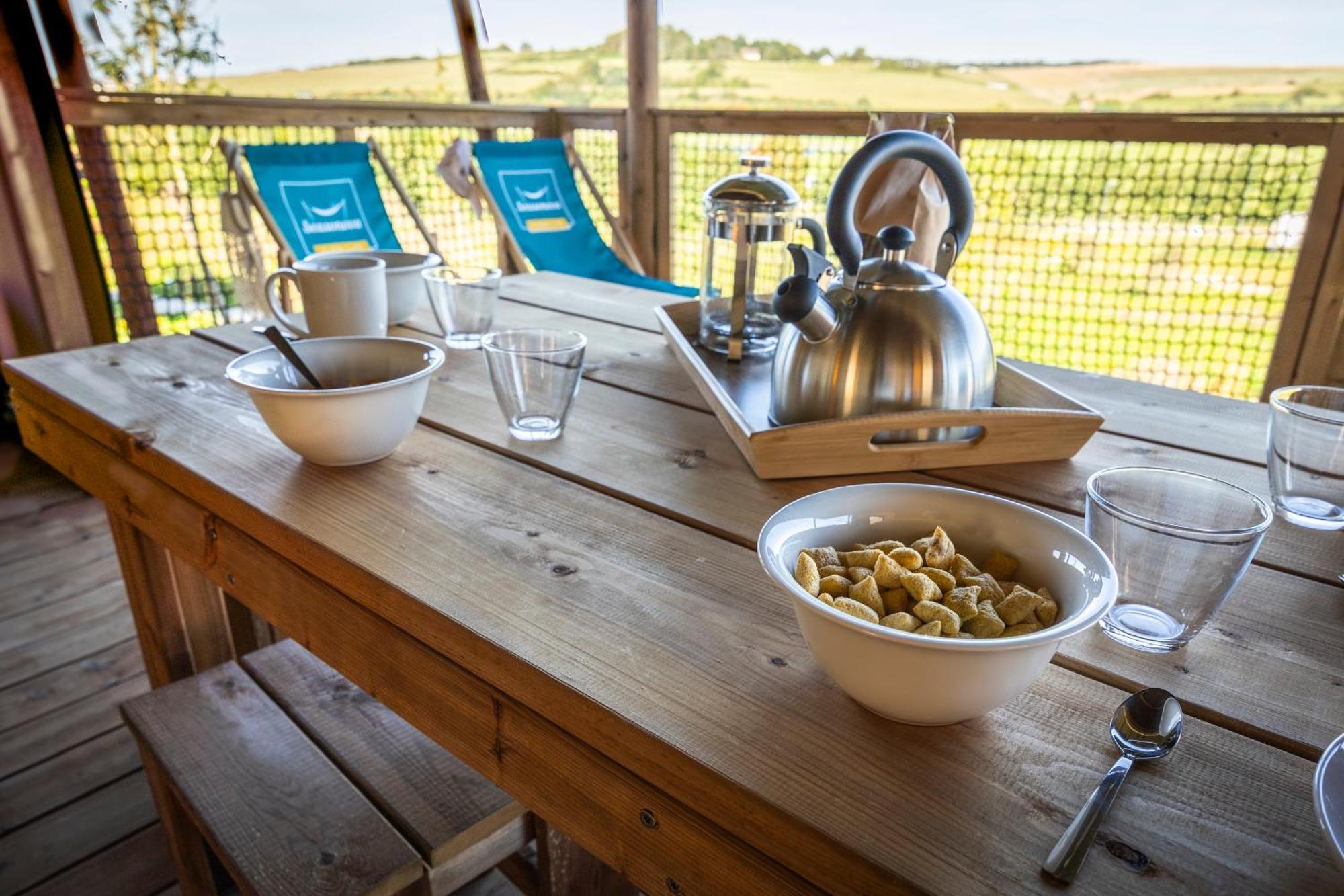 Camping Domaine Saane Et Mer Quiberville Стая снимка