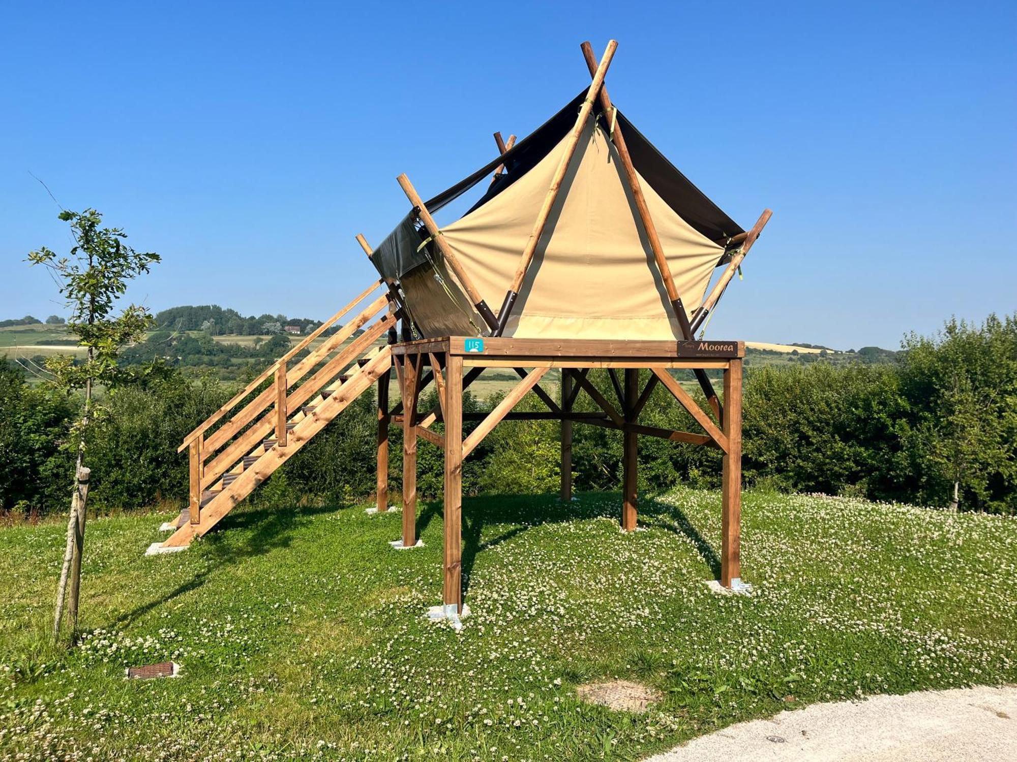 Camping Domaine Saane Et Mer Quiberville Екстериор снимка